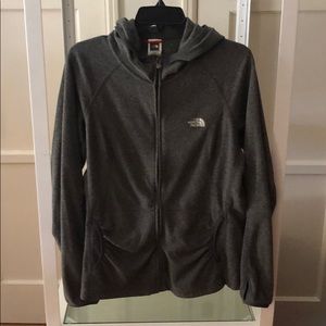 North face zip up hoodie